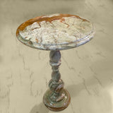 luxury onyx marble bedside table in dubai