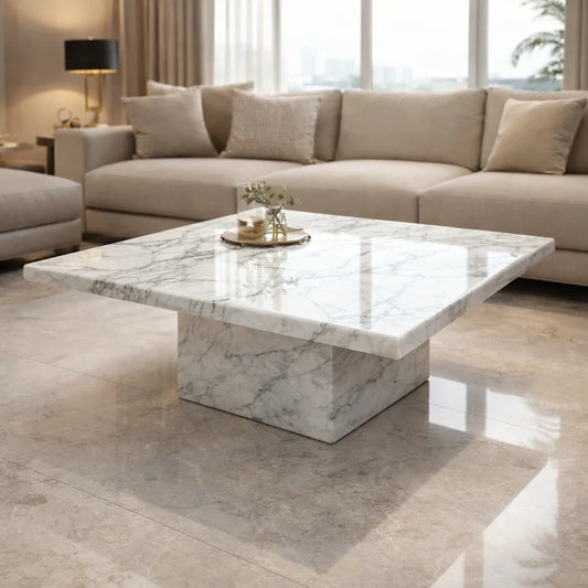 Ivory Block Coffee Table