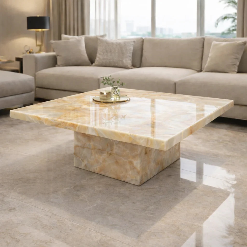 Ivory Block Coffee Table