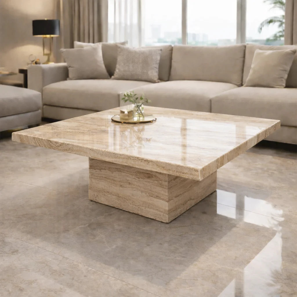 Ivory Block Coffee Table