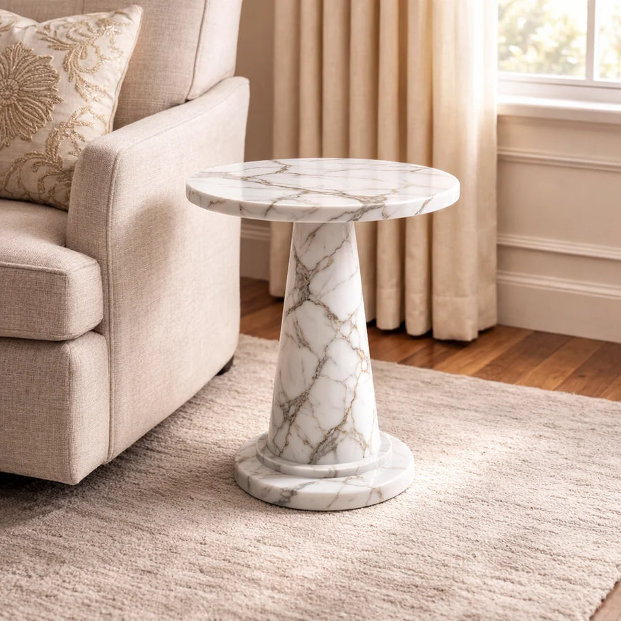 Ivory Grace Side Table