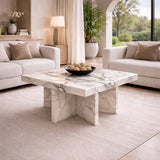 Ivory Haven Marble Coffee Table