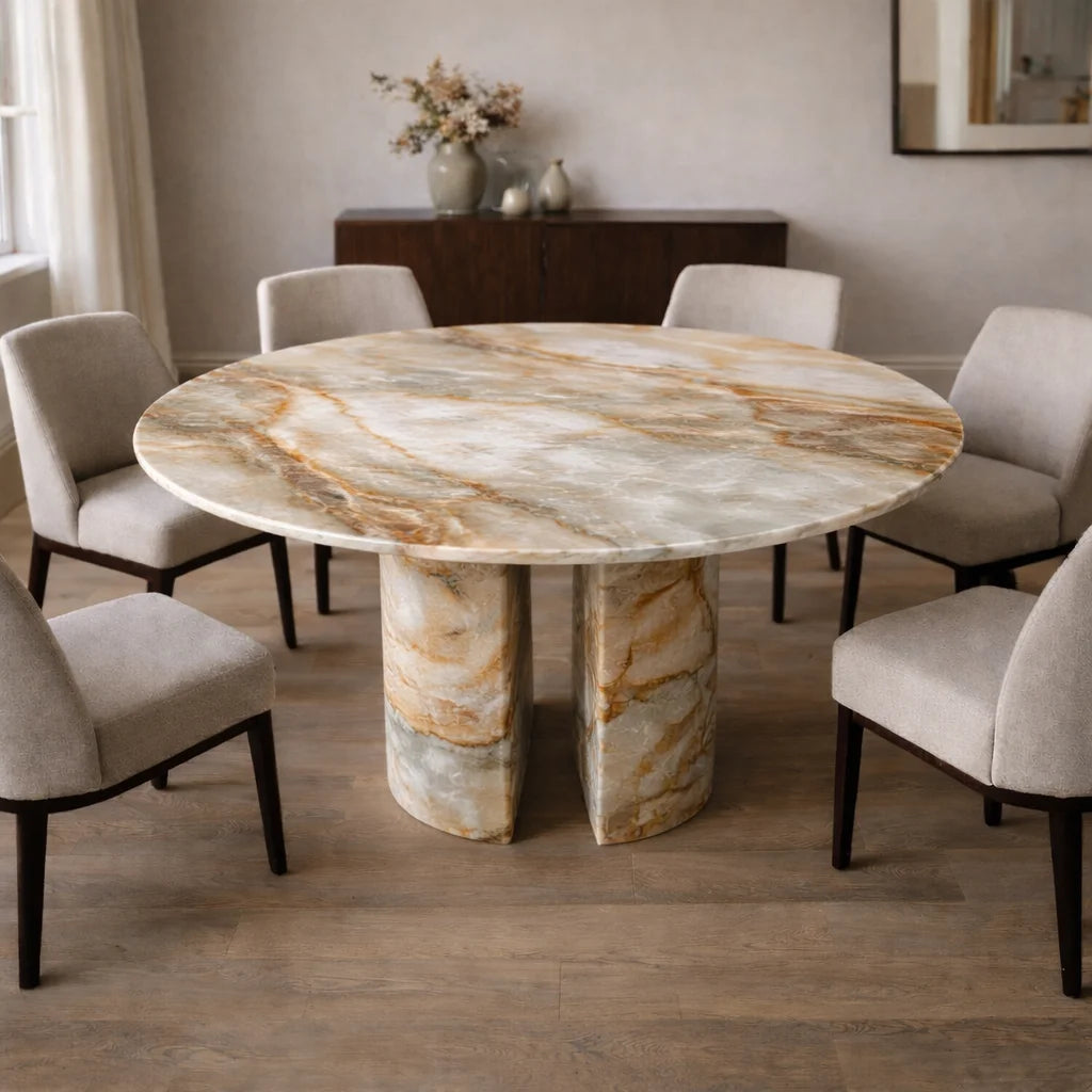Ivory Luxe Dining Table