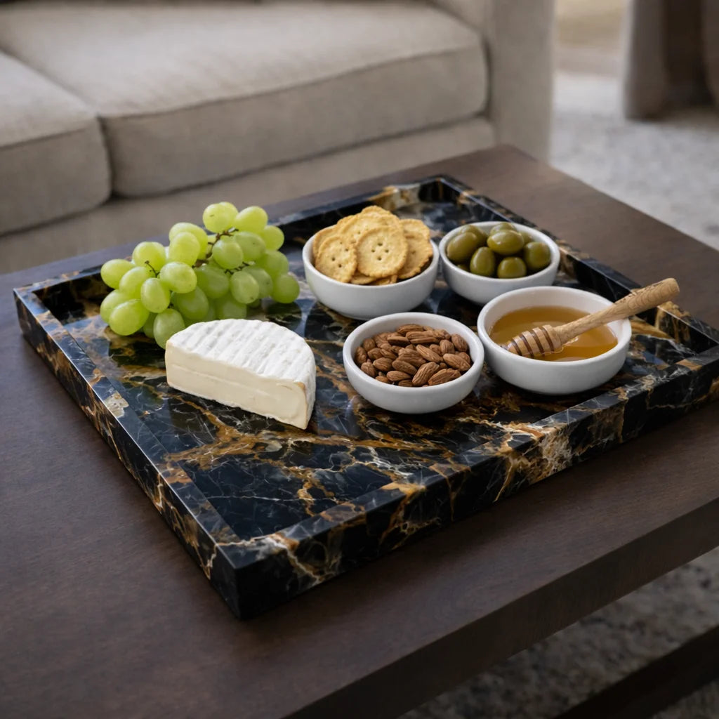Majestic Marble Server Tray