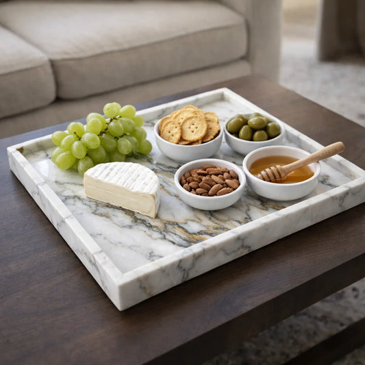 Majestic Marble Server Tray