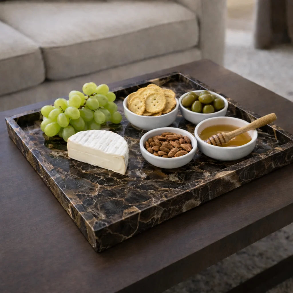 Majestic Marble Server Tray