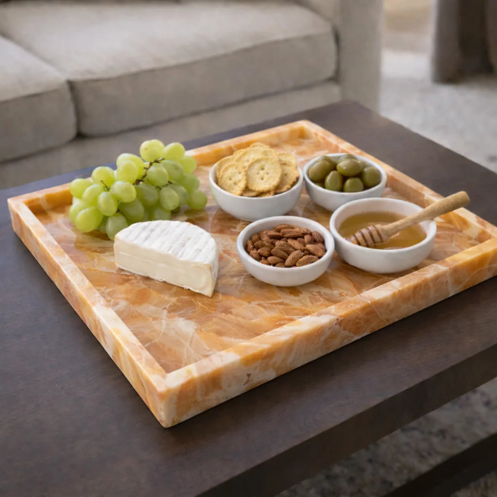 Majestic Marble Server Tray