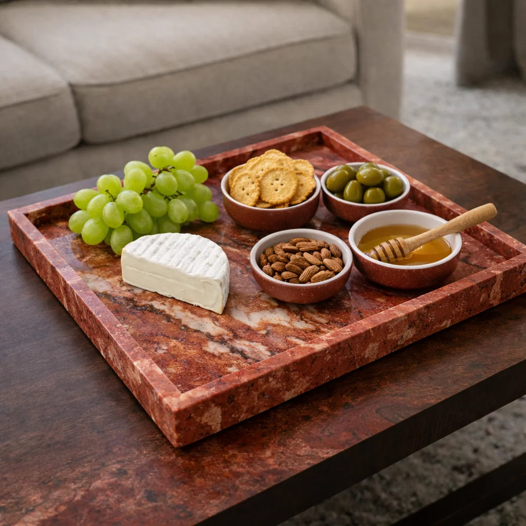 Majestic Marble Server Tray