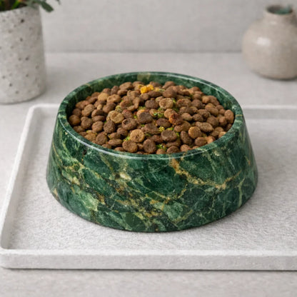 Marble Food Bowl for Cats & Dogs