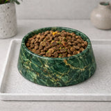 Marble Food Bowl for Cats & Dogs