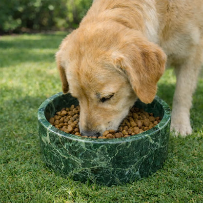 Marble Pet Feeding Bowl