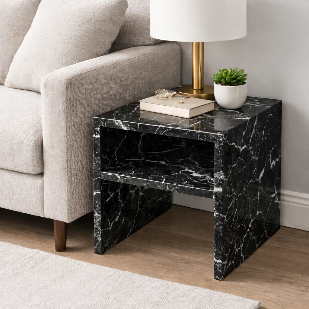 Marmo Calacatta Marble Side Table