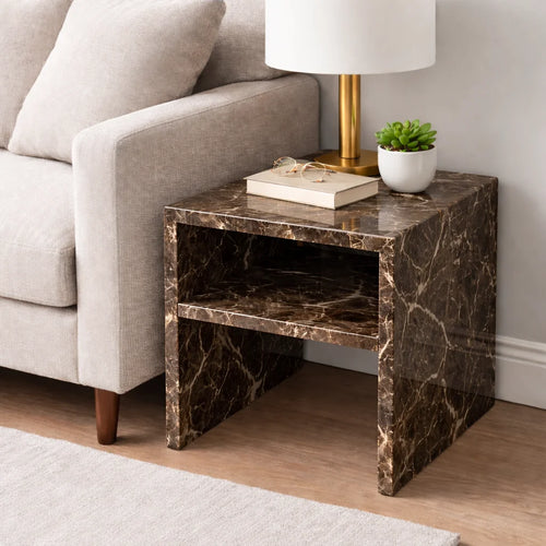 Marmo Calacatta Marble Side Table