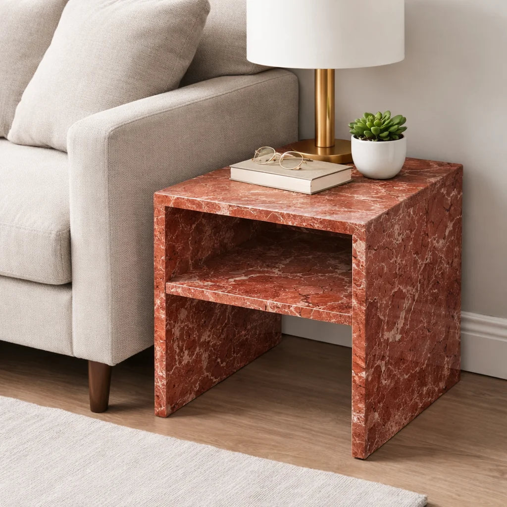 Marmo Calacatta Marble Side Table