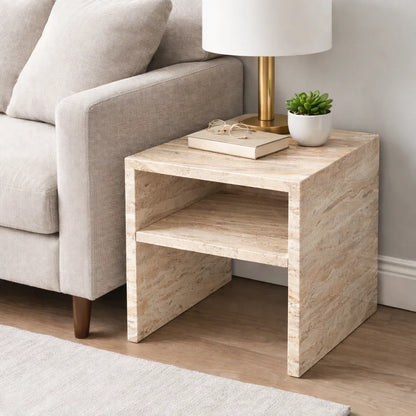 Marmo Calacatta Marble Side Table