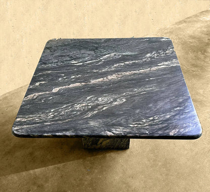 Mid Century Octagonal Wavy Cipollino Marble