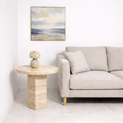 Midnight Marble Side Table