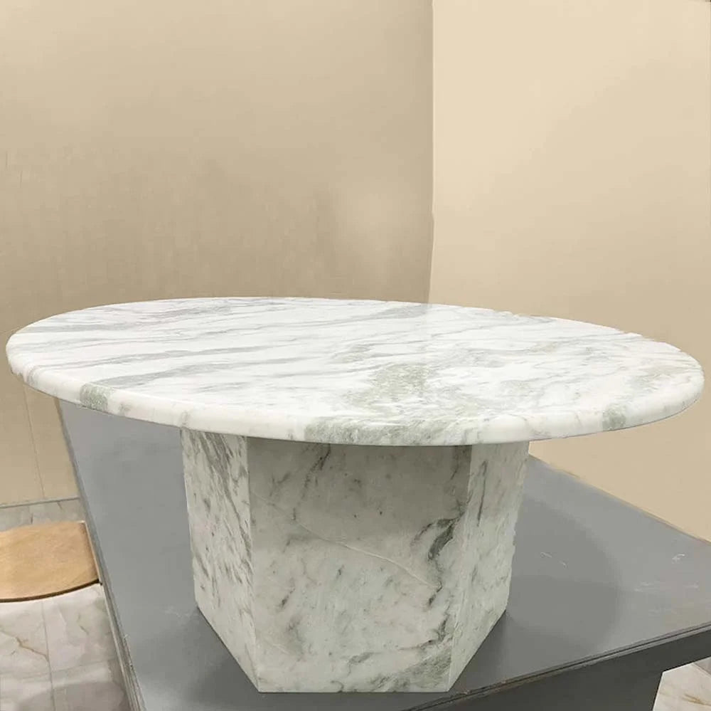 modern green onyx marble coffee table living room
