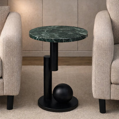 Noir Marble Side Table