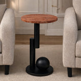 Noir Marble Side Table