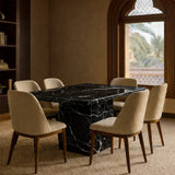 Natural Effect Green Marble Dining Table