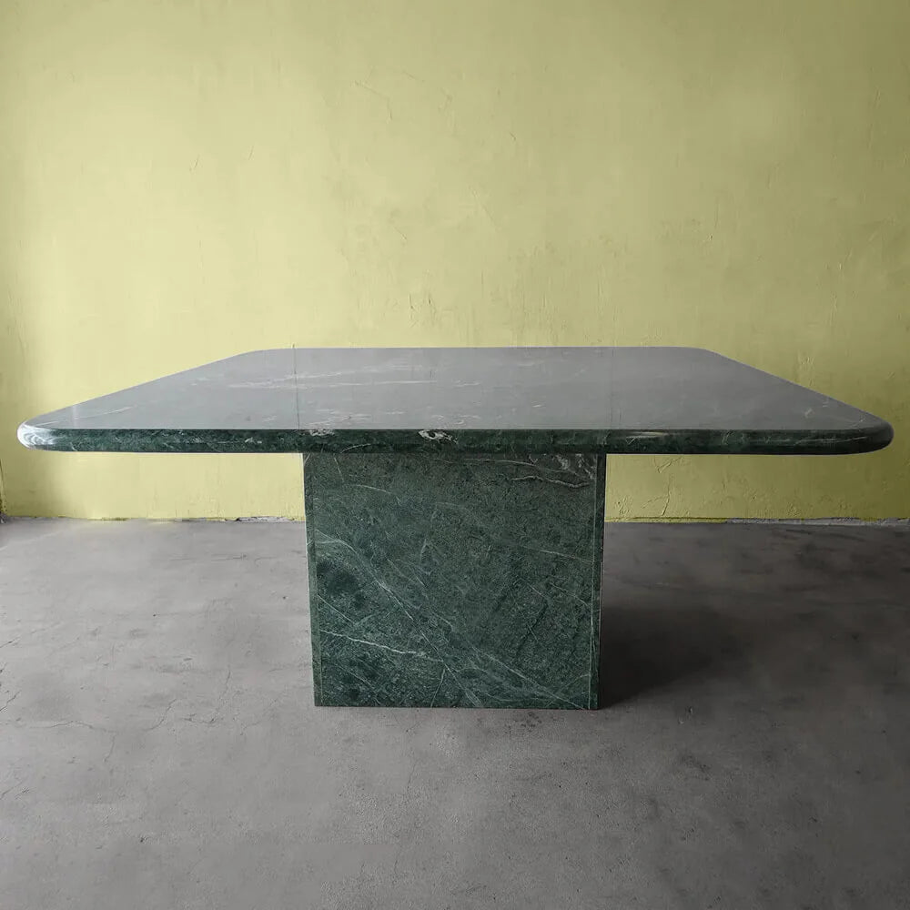 Natural Green Marble Dining Table in dubai