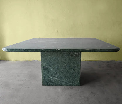 Natural Green Marble Dining Table 