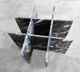 Nero Marquina Marble Coffee Table 