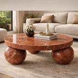 Nero Marquina Marble Coffee Table