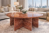 Signature Natural Stone Round Coffee Table
