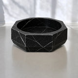 Noir Octagon Marble Bowl