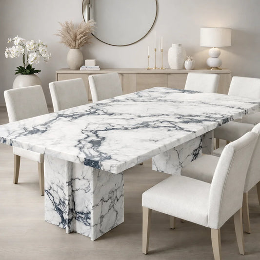 Noir Vein Marble Dining Table