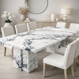 Noir Vein Marble Dining Table