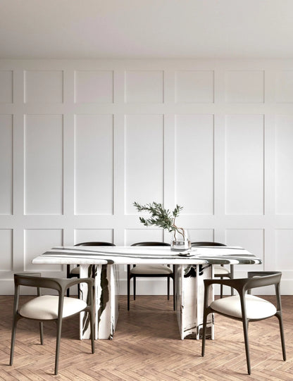 Noir Vein Marble Dining Table