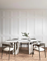 Noir Vein Marble Dining Table