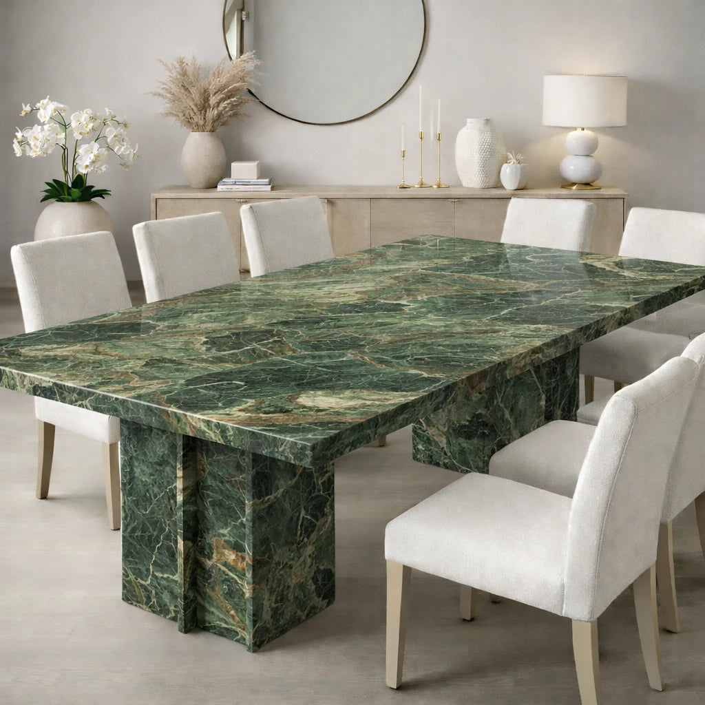 Noir Vein Marble Dining Table