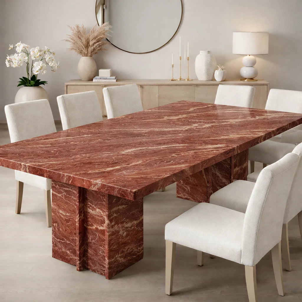 Noir Vein Marble Dining Table