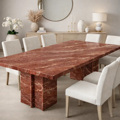 Noir Vein Marble Dining Table