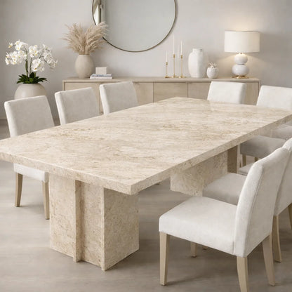 Noir Vein Marble Dining Table