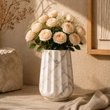 Nordic Fluted Concrete Decorative Vase