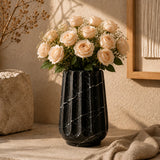 Nordic Fluted Concrete Decorative Vase