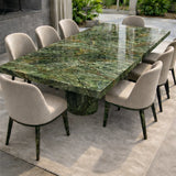 Obsidian Luxe Marble Dining Table