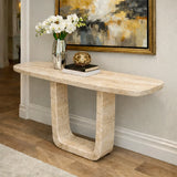 Obsidian Vein Console Table