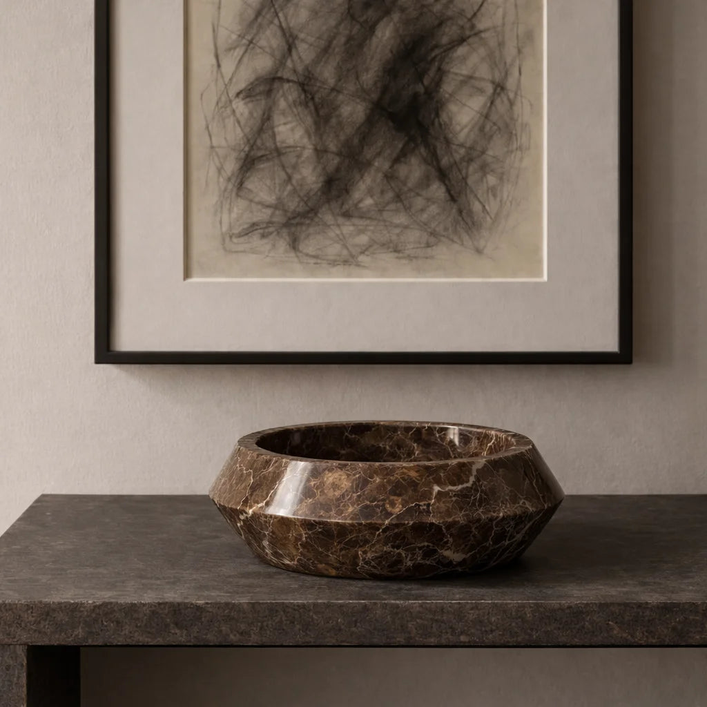 Obsidian Marble Bowl