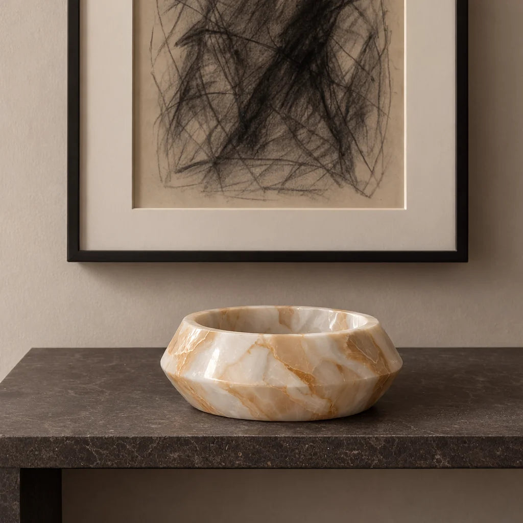 Obsidian Marble Bowl