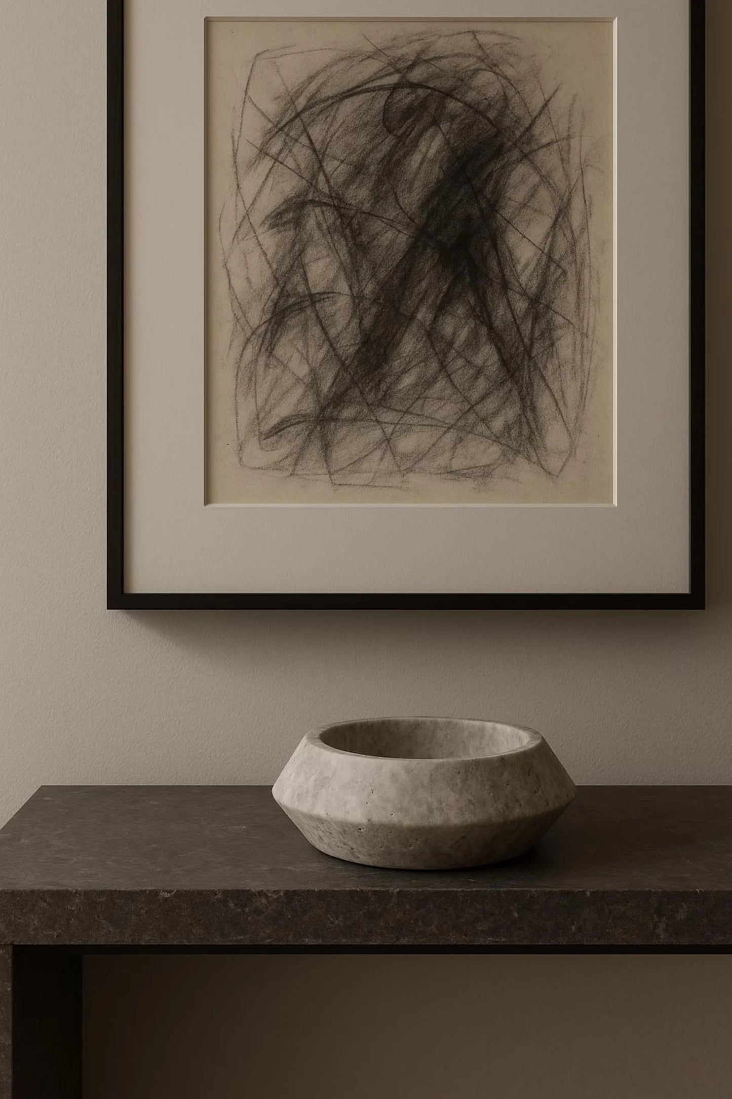Obsidian Marble Bowl