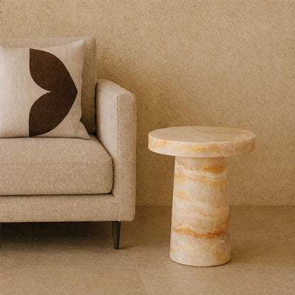 Serenza Stone Side Table