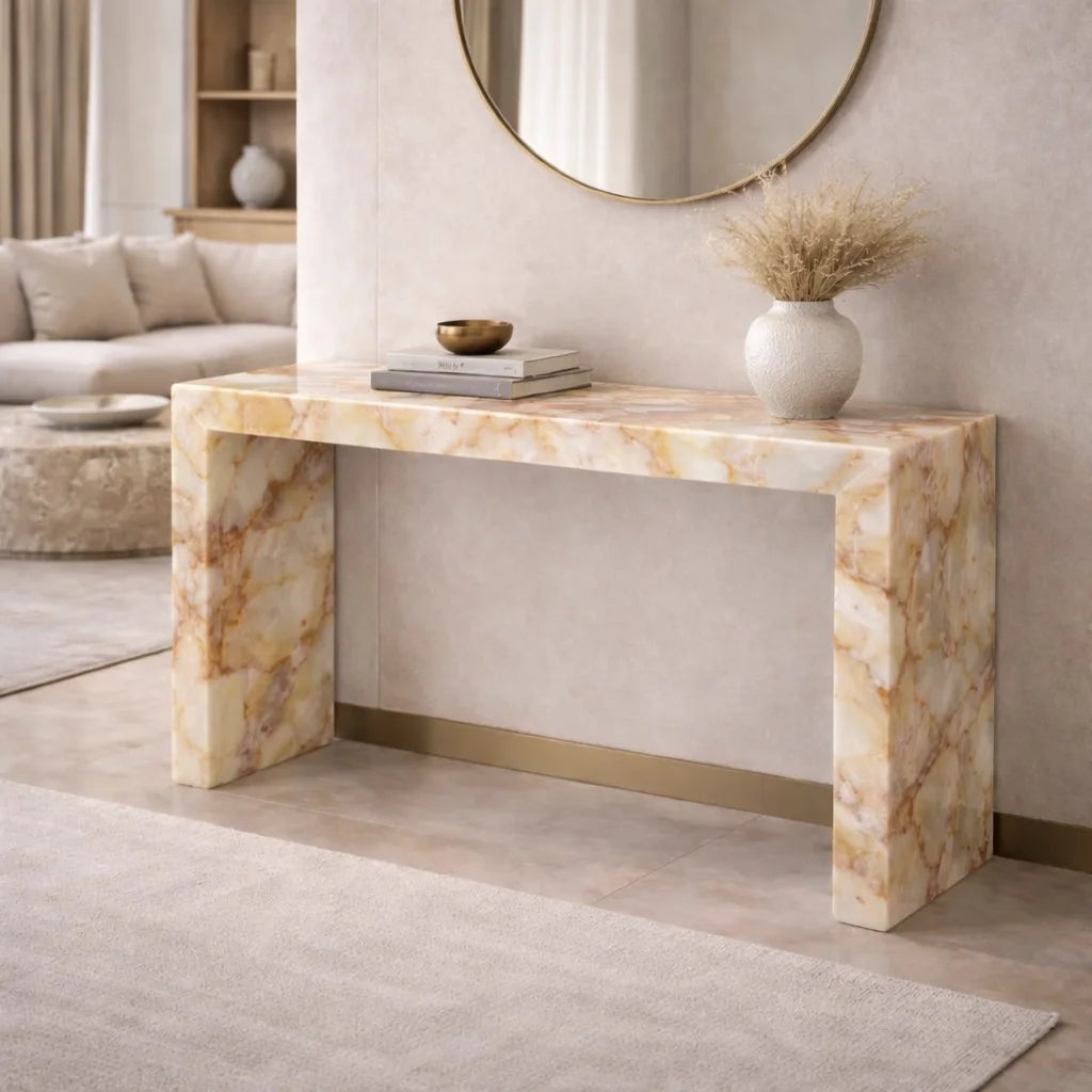 Alverra Marble Console