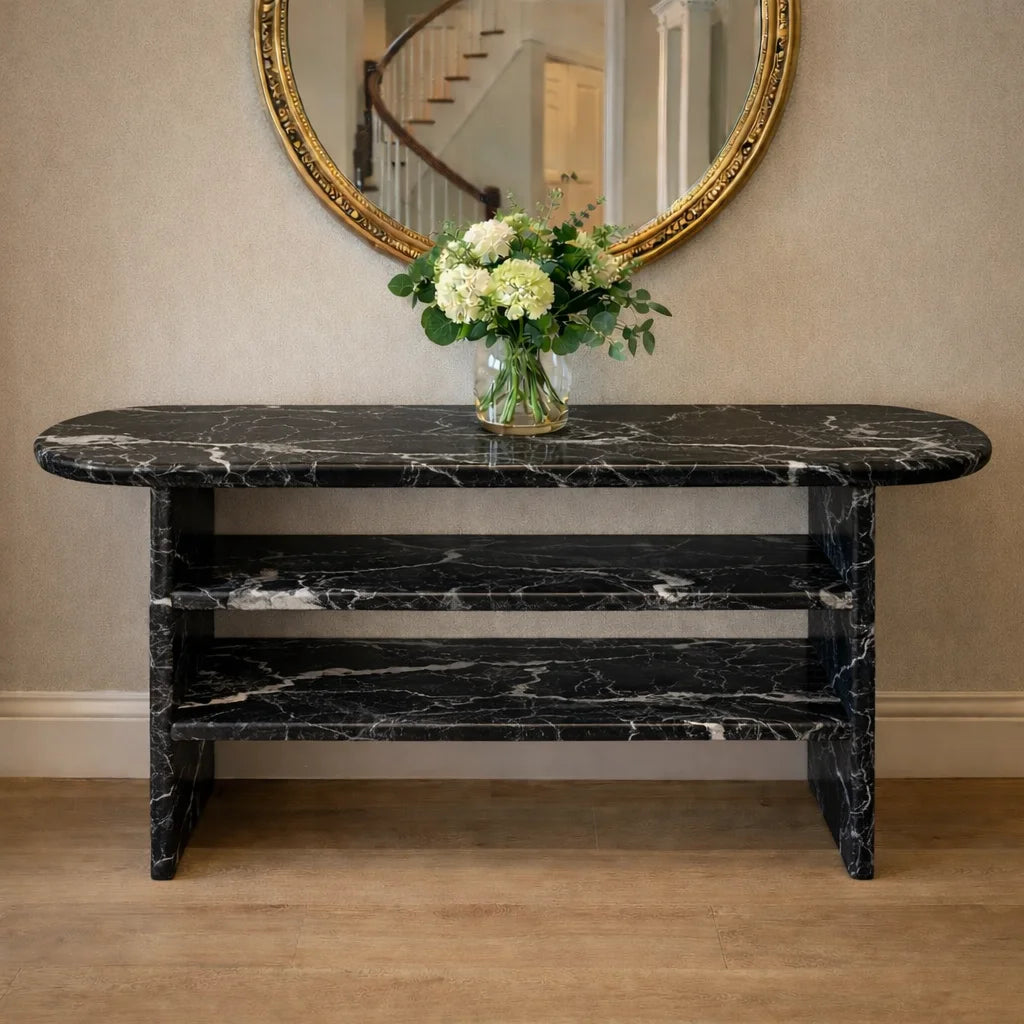 Opal Curve Console Table