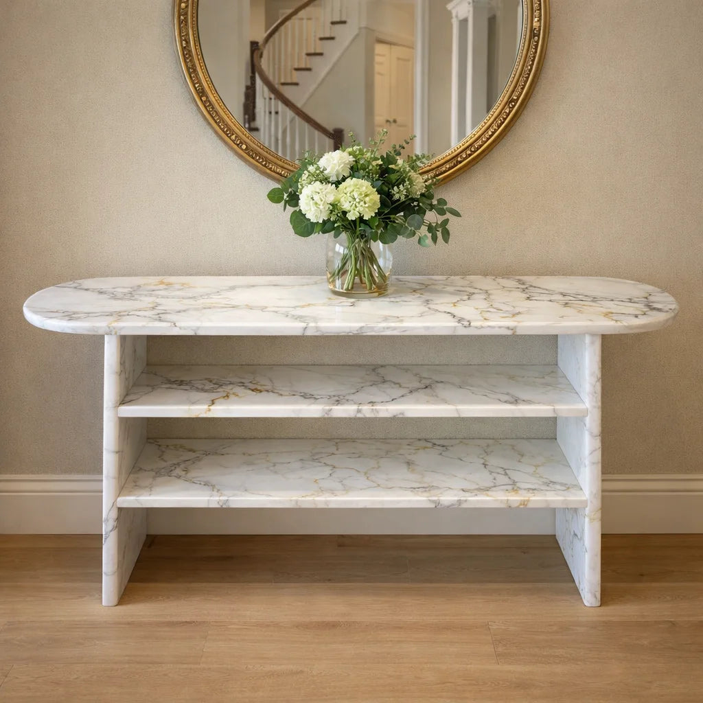 Opal Curve Console Table